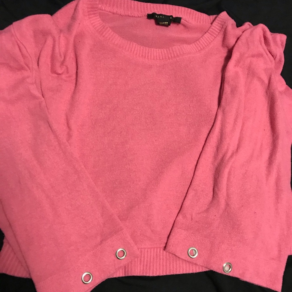 Pink crop top